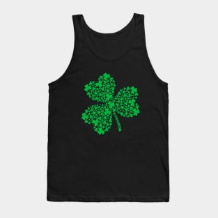 lucky shamrock st patricks day Tank Top